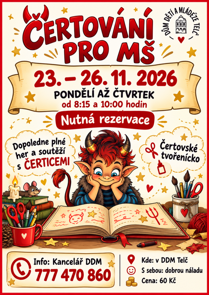 Čertování pro MŠ - dopolední program